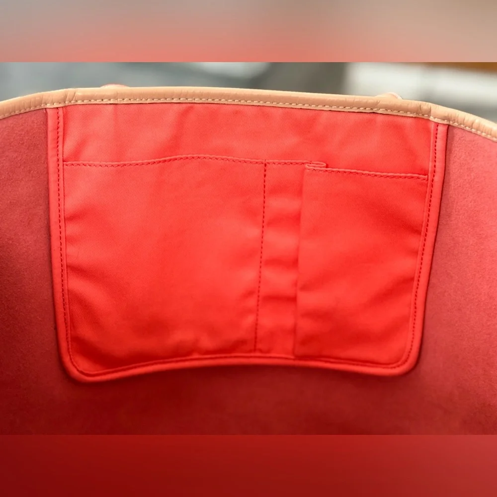 COACH Park Metro B4 Coral Leather Tote Handbag 24341 - Picture 12 of 16